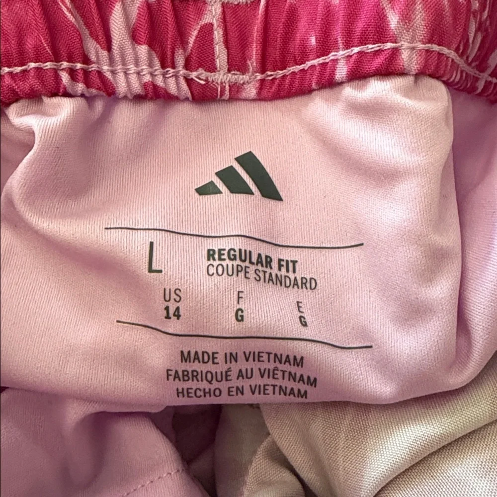 NWT Adidas Big Kid Girls Mid Rise Running Short Large Size 14 - Picture 4 of 5